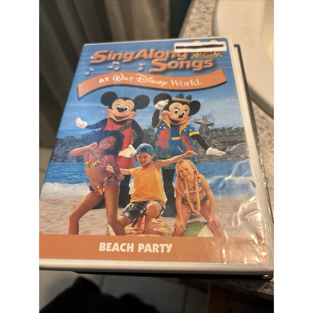 Disney Sing Along Songs Beach Party at Walt Disney World DVD | Mickey Minnie OOP